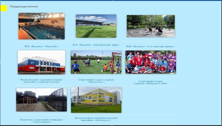 Состав Физкультурно-Оздоровительного Комплекса в г. Королеве.