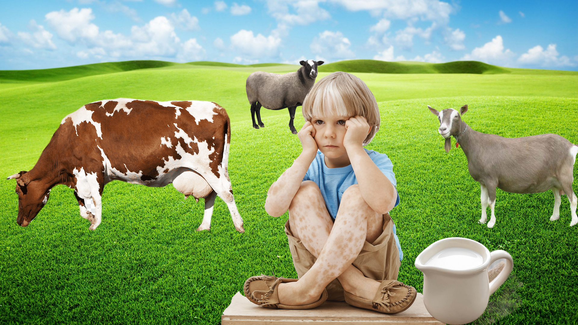 Молочный белок – причина аллергии у детей и взрослых.
