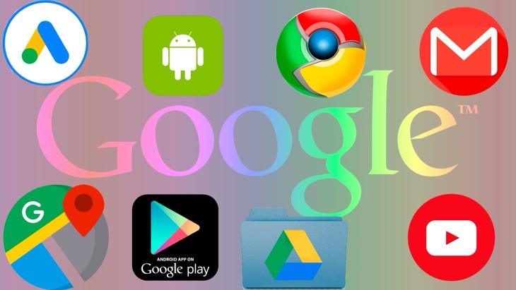Доступные сервисы Google после создания аккаунта.