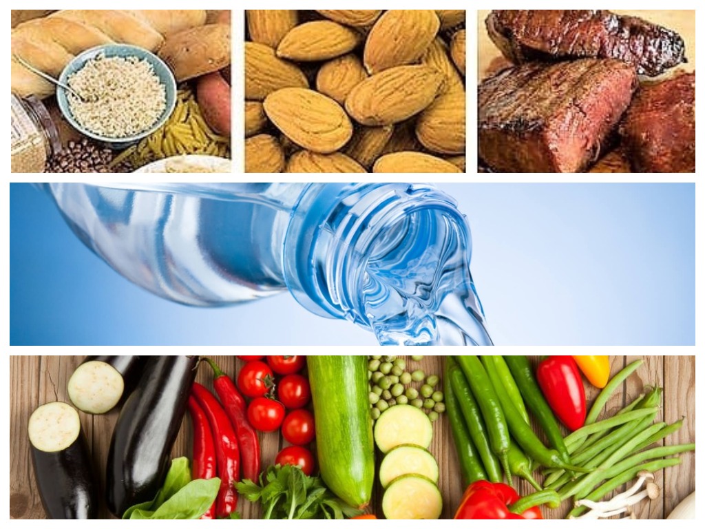 Продукты ежедневного рациона должны содержать все составляющие: белки, жиры, углеводы и минералы, а так же витамины и достаточное количество чистой воды.