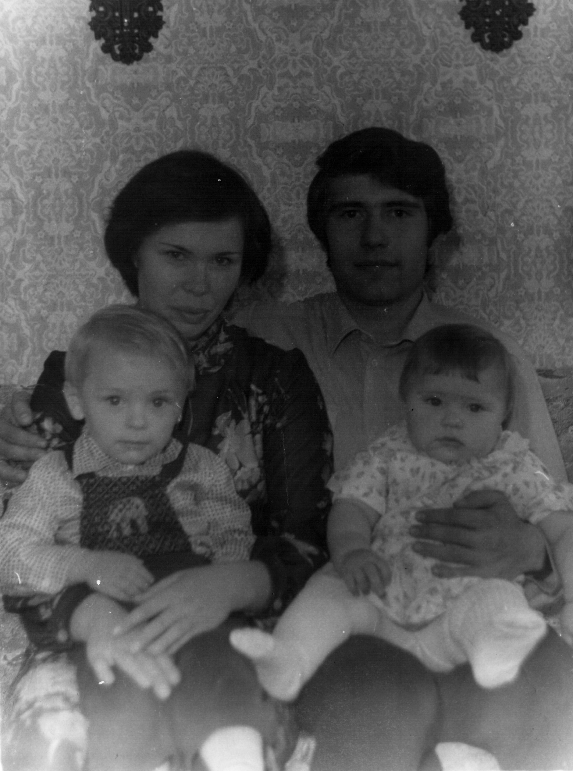 Моя семья 1986 год. До взрыва в Чернобыле остался 1 день
